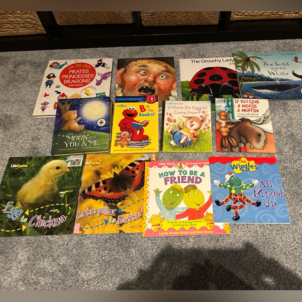 📚 12 Children’s Storybook Collection – Kindergarten & First Grade Favorites!
